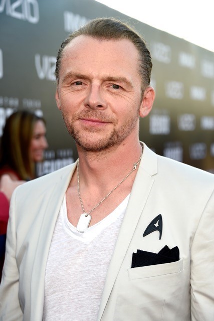actor Simon Pegg large photo