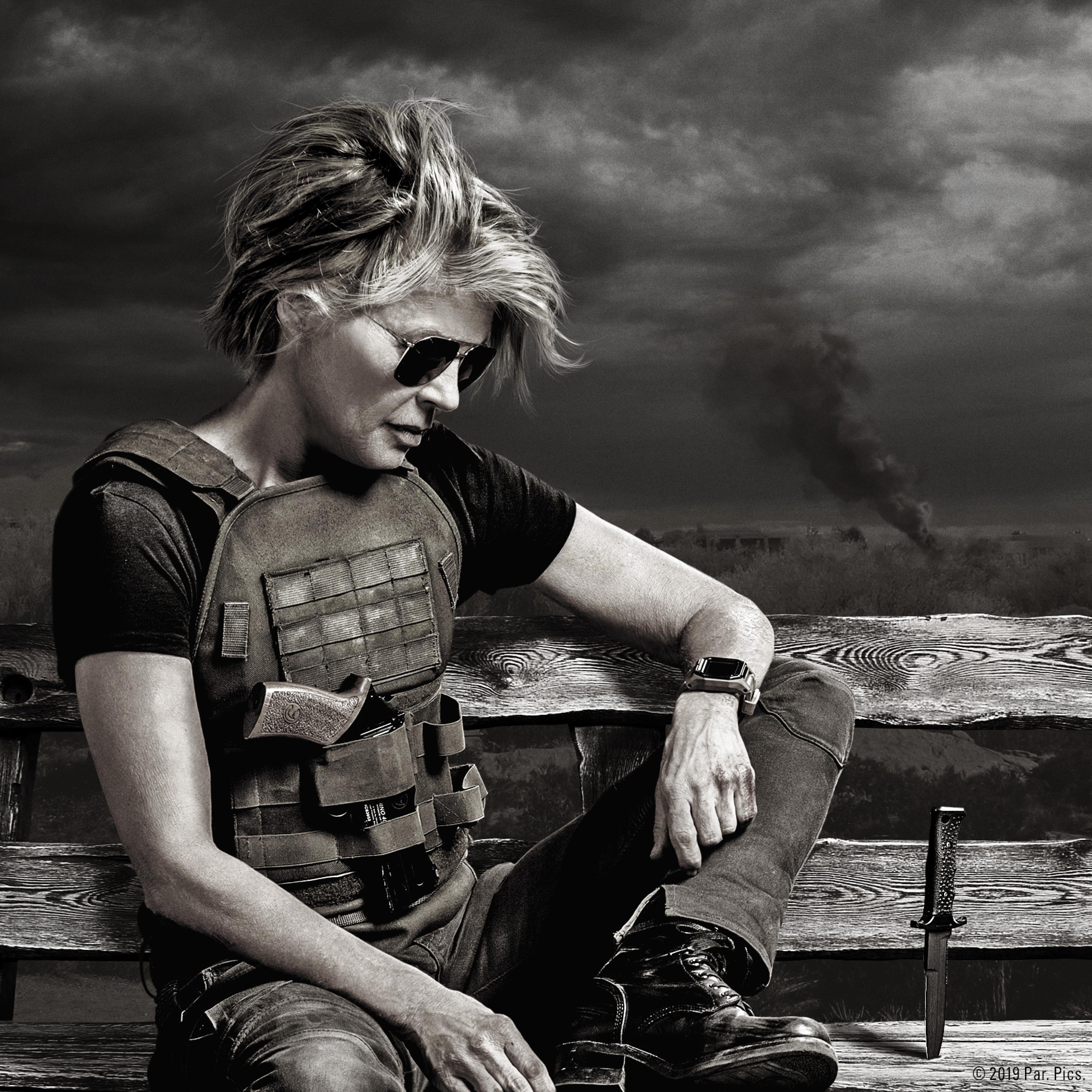 actor Linda Hamilton large photo