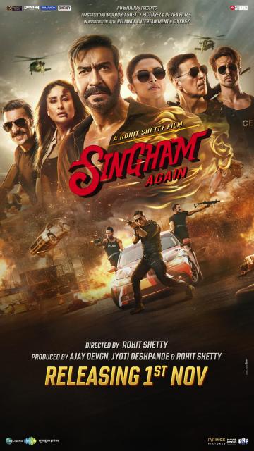 Watch Singham Again movie Online in Hindi/Urdu